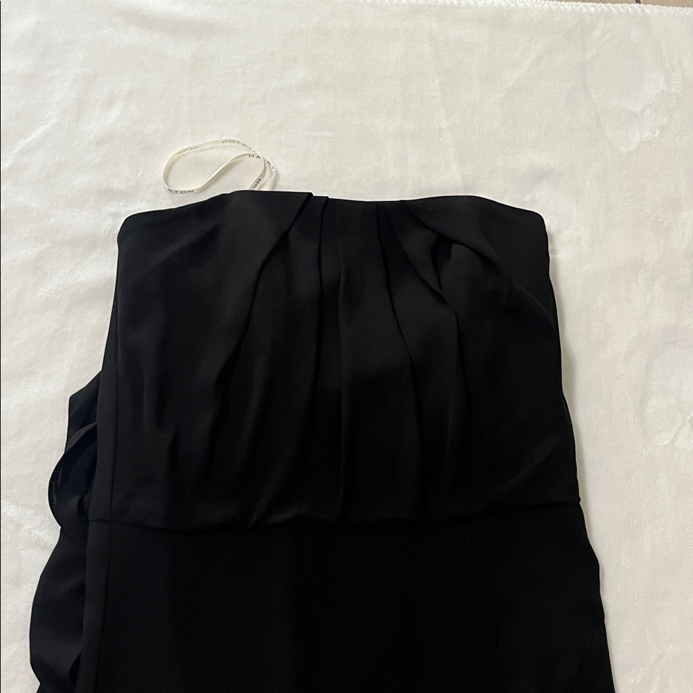 Halston Heritage Black Strapless Gown - Picture 6 of 12